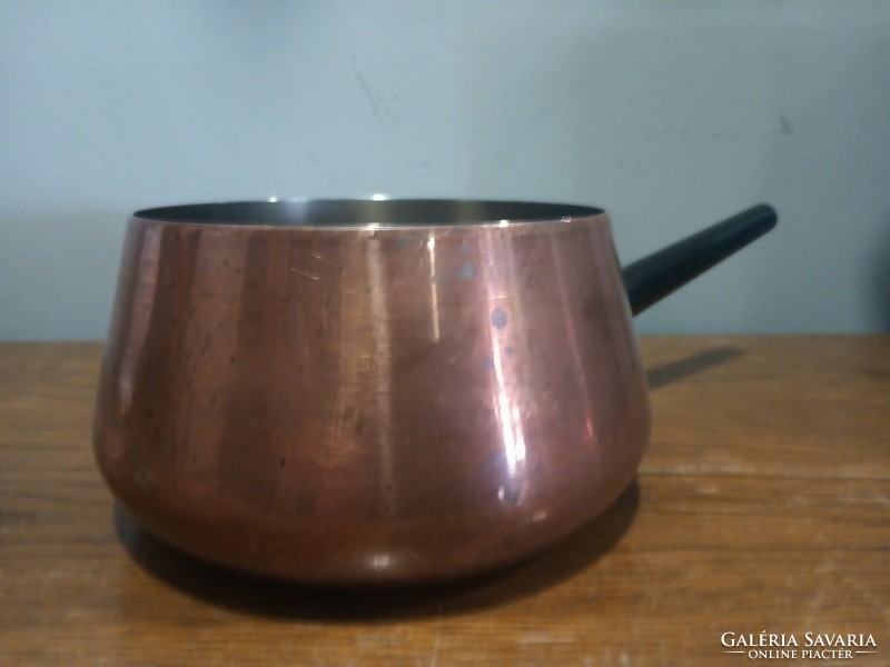Vintage copper pot with vinyl handle. Sigg switzerland. Negotiable!