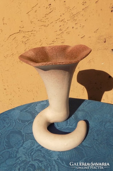 Iparművész kerámia váza 19 cm (p)