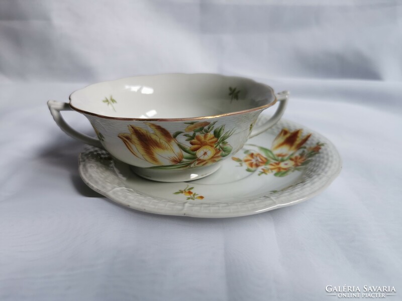 1941 Herend soup cup with 2 handles