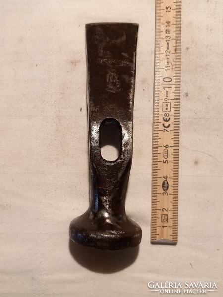 Old, marked Hungarian shoemaker's hammer head