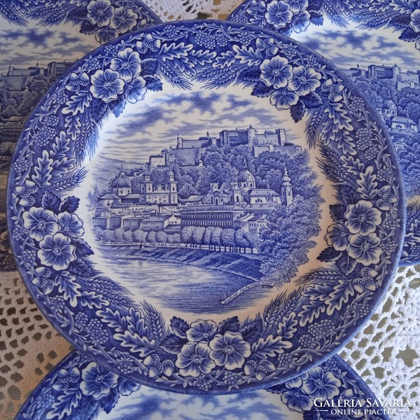 English Churchill flat plate 4 pcs