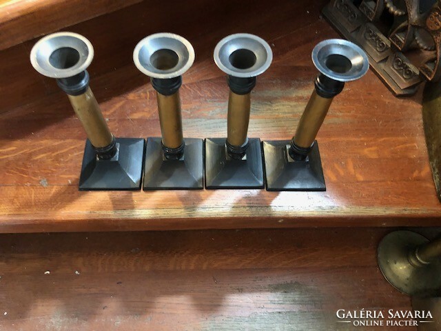 Copper candle holders, 6 pcs., price per piece, 18 cm high