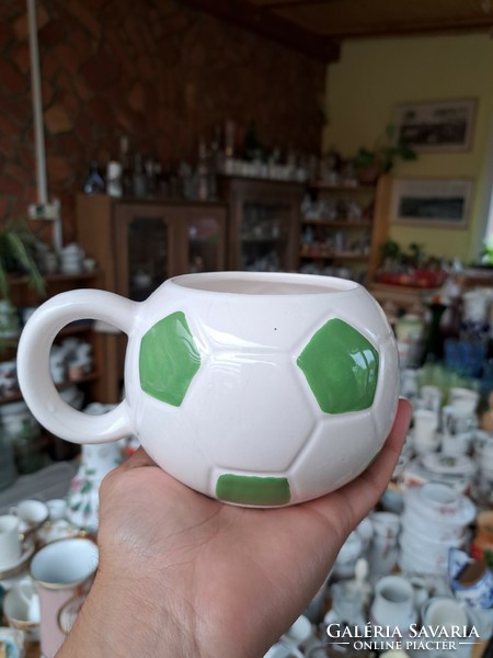 Beautiful soccer ball large children's mug tea mug