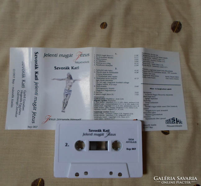 Church music cassette 9. - Kati Szvorák: Jesus reveals himself (to his religious people, song)