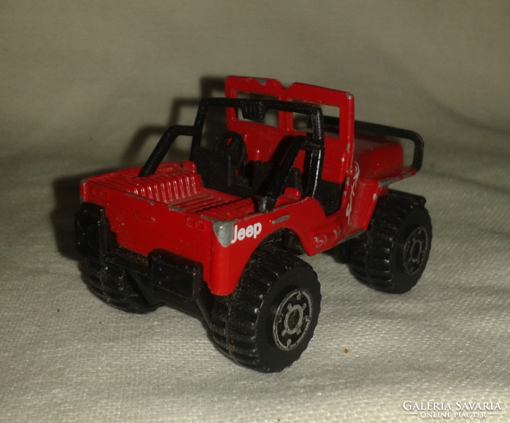 1981 Matchbox jeep 4x4 golden eagle red model car