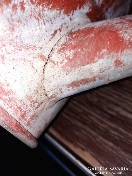 ANTIK bádog locsoló kanna fellelt használt állapotban - inkább csak dekorációnak
