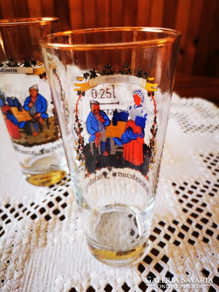 German glass, beer glass 2.5 Dl