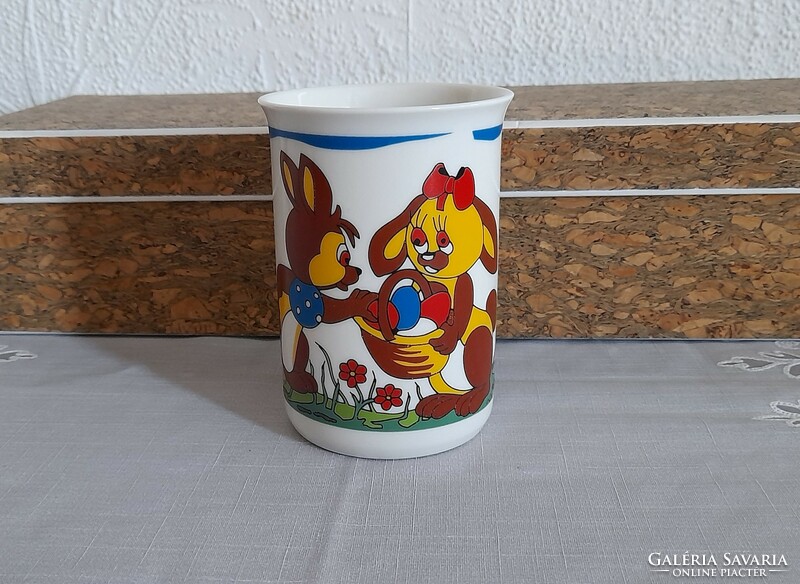 Zsolnay porcelán gyerek csésze/bögre - húsvét -