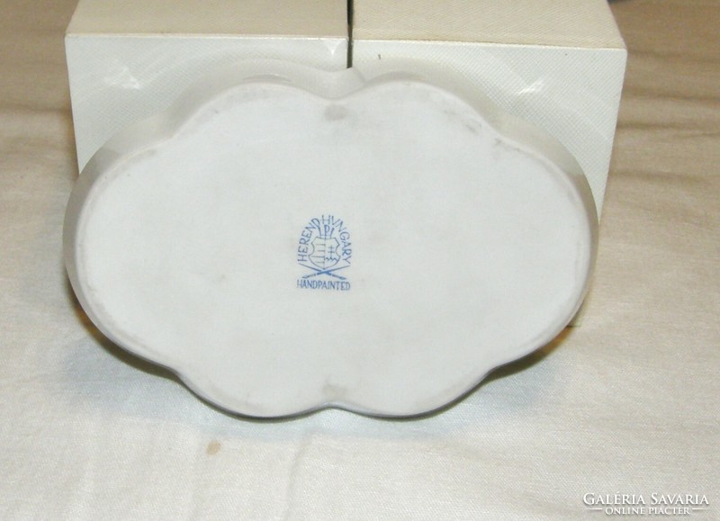 Herend advertising bowl - 14 x 9.5 cm