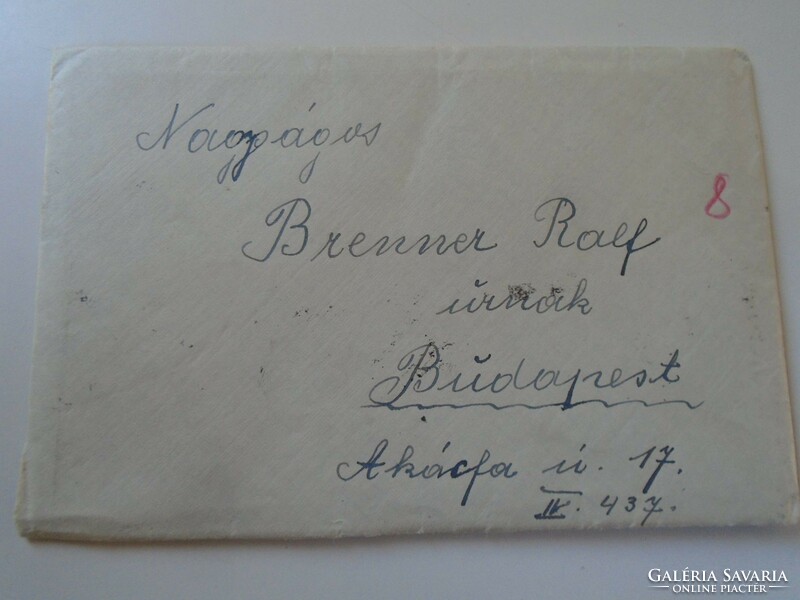 D197967 letter 1932 - to Mr. (Ralf) Adolf Brenner with content Budapest