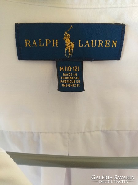 Ralph Lauren fehér alkalmi  fiú ing!