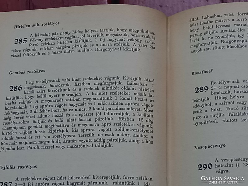 Retro szakácskönyv, Komsa Anna szakácskönyve, (1965. romániai kiadás)