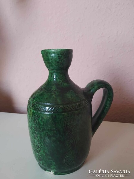 Pottery master potter Sándor Bagossy from Nagybánya, marked spout, circa 1970s