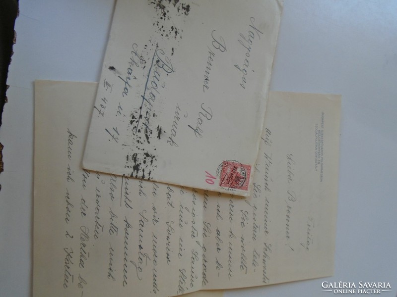 D197963 letter 1932 hermit garden - to Mr. (Ralf) Adolf Brenner, Budapest - with contents