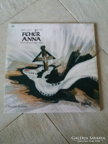 Rarity !!! Fehér anna rock ballad double disc, audio disc vinyl disc