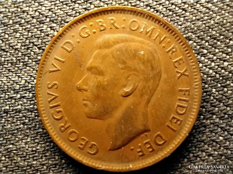 Ausztrália VI. György (1936-1952) 1/2 Penny 1951 • (id49195)