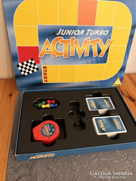 Junior turbo activity board game