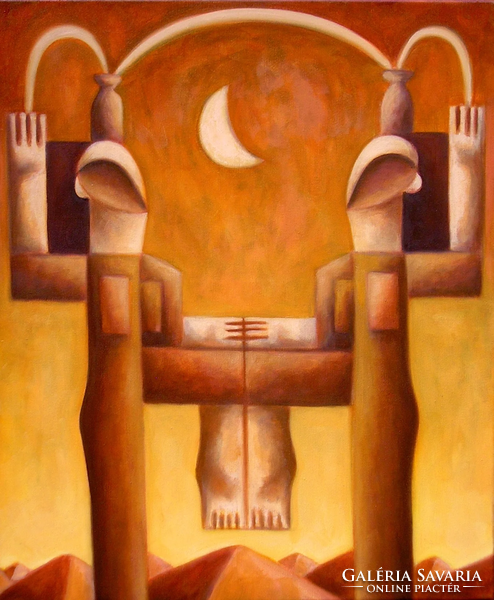 Gemini - traveling vessels ii. - Malasits painting