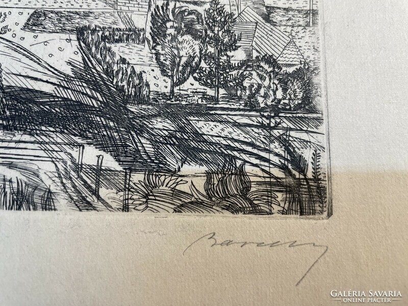 Jenő Barcsay: etching