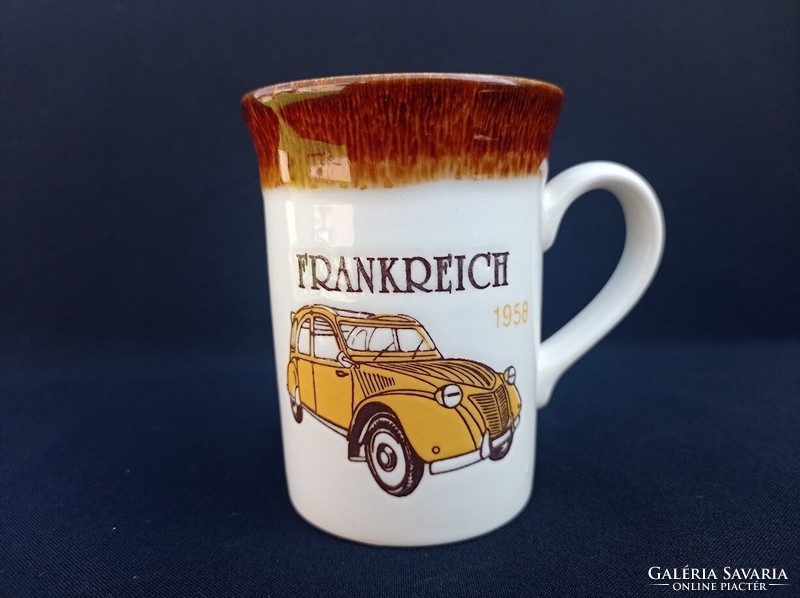 English vintage car mug citroen 