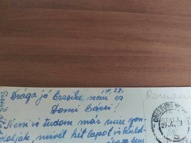 Régi képeslap,Segesvár, 1967