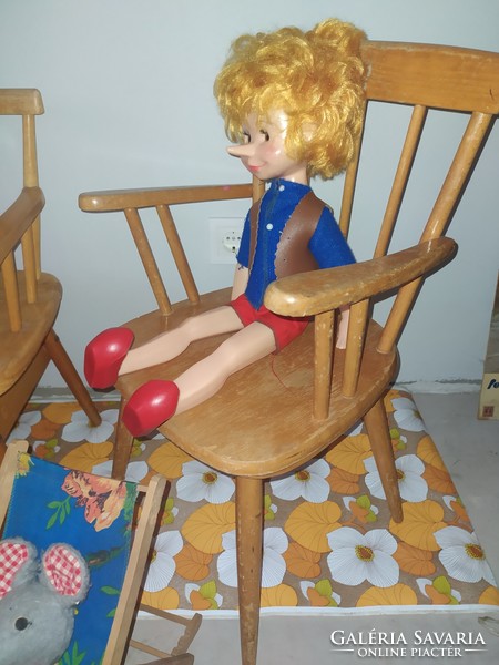 Vintage Herlag gyermek ülőke, pad és szék