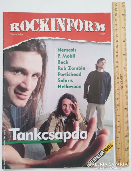 Rockinform magazin 99/2 Tankcsapda Beck Hootie Blowfish Model Army Def Leppard Portishead Hobo