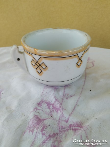 Antik egyfülű porcelán komabögre, bögre, nosztalgia darab eladó!