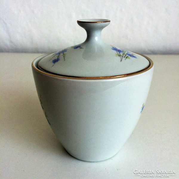 Zeh-scherzer germany blue floral - unforgettable porcelain sugar bowl