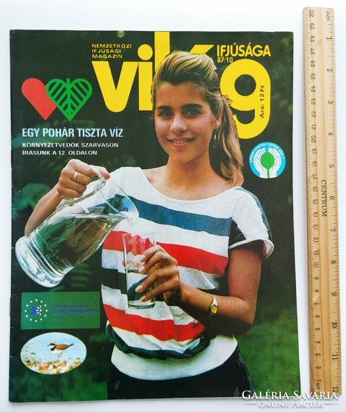 Világ Ifjúsága magazin 87/10 Madonna Trent D'Arby Zappa Bowie Genesis Duran