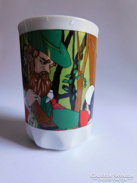 Zsolnay Snow White and the Seven Dwarfs retro mug - Snow White and the Huntsman