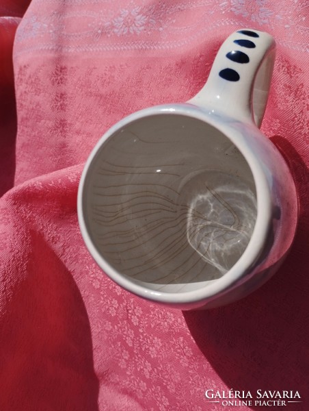 Holland pocakos porcelán csésze, bögre