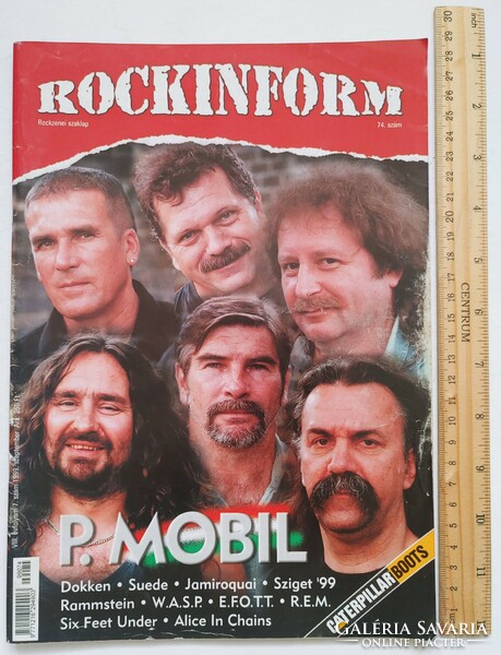 Rockinform magazin 99/9 P Mobil Jamiroquai Rammstein WASP REM Dokken Alice Chains Immolation TRB