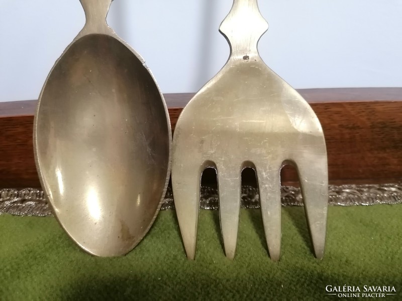 Copper cutlery - serving set of 4 pieces