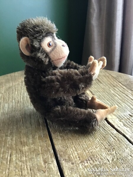 Old steiff mohair monkey figure with bendable limbs
