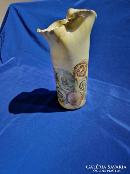 Segesdi wine ceramic vase special shape art deco