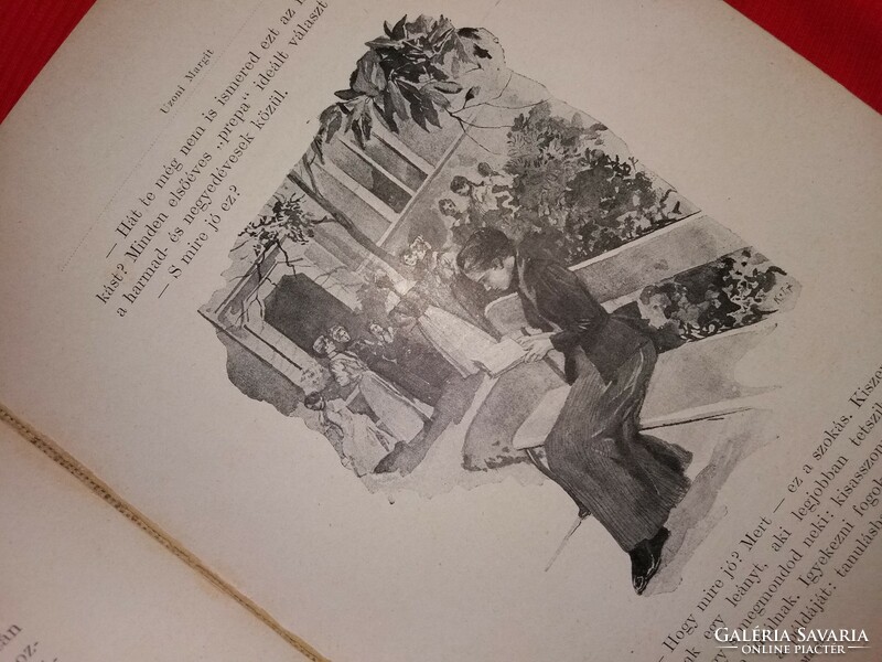 1908.Antik benedek elek:: margit uzoni book with beautiful illustrations according to pictures singer & wolfner