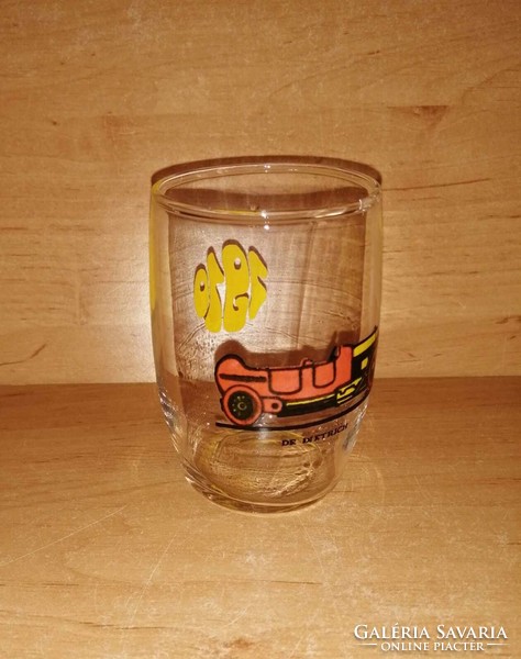 Retro car, oldtimer glass cup - 9 cm high