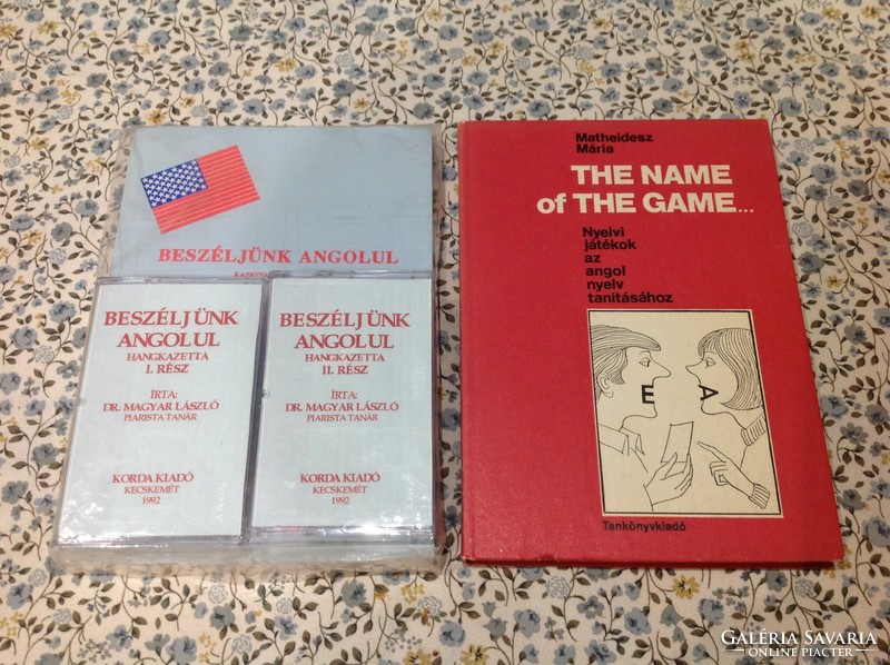 Let's talk in English and the name of the game 2 English language books (127)