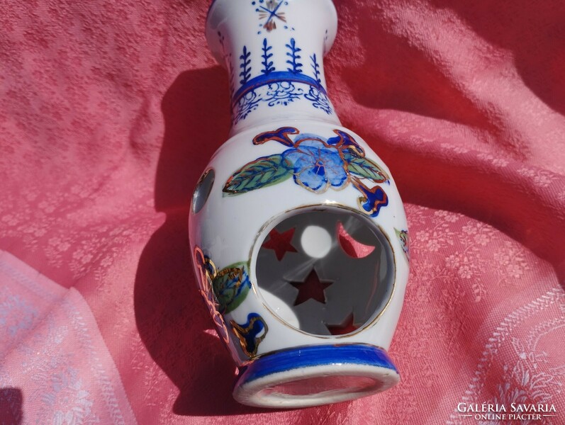 Beautiful, rare porcelain perfume and candle holder