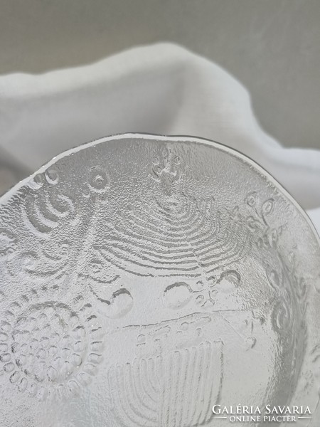 Kosta boda ice glass bowl - designed by göran wärff, a piece of the dalom series
