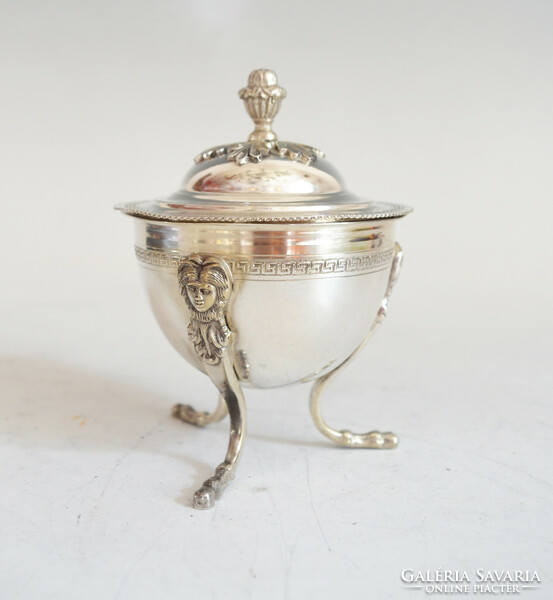 Silver empire style sugar box