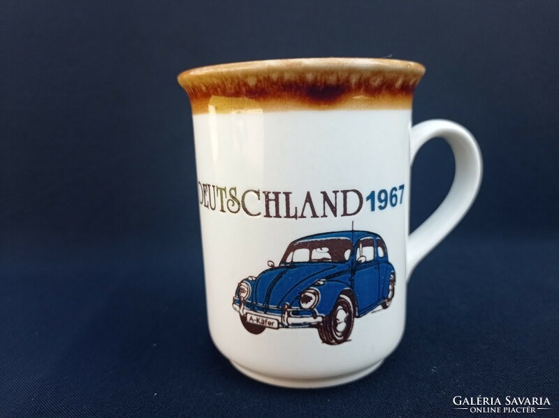 English vintage car mug volkswagen 