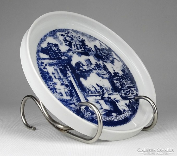 1O185 marked Danish Kobenhavn porcelain decorative plate 14.5 Cm