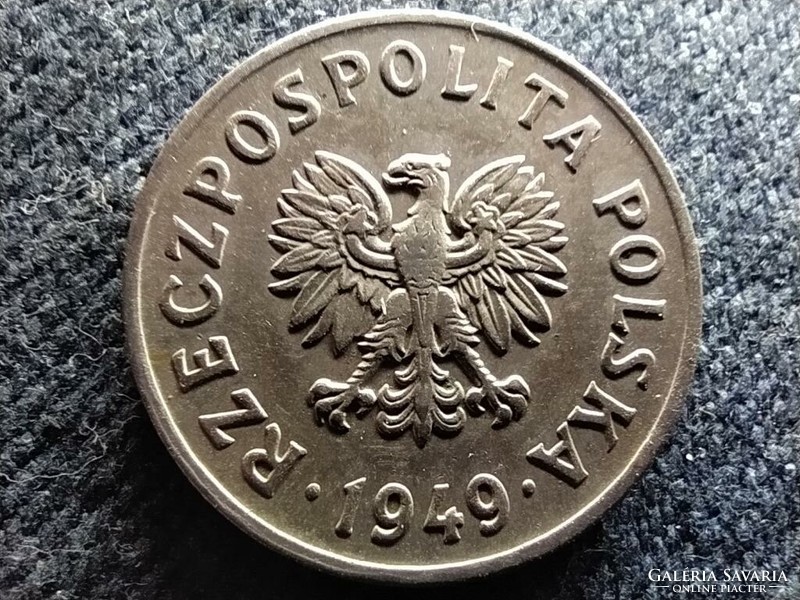 Lengyelország Második Köztársaság (1944-1952) 20 Groszy RÉZ-NIKKEL 1949  (id75587)