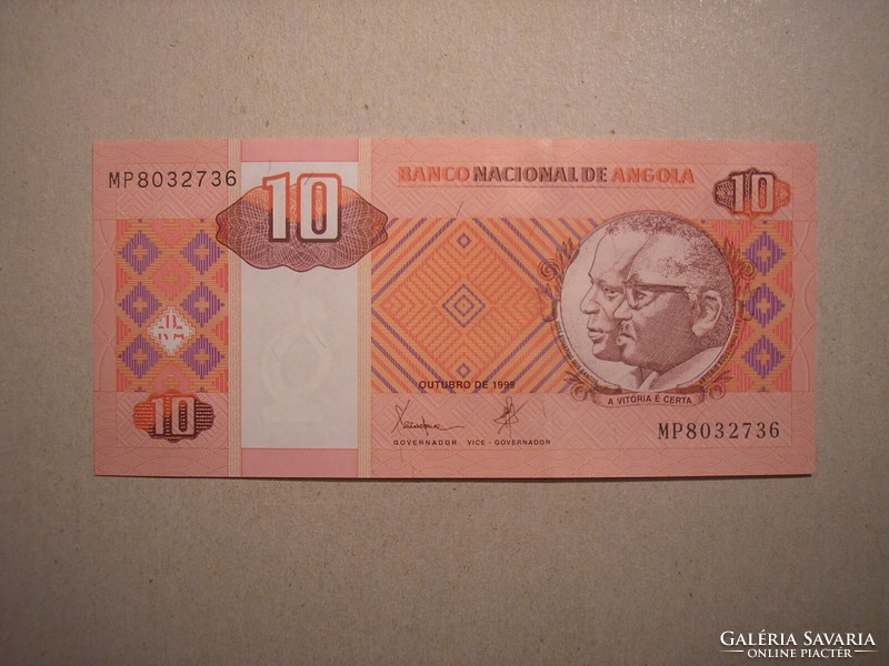 Angola-10 kwanzas 1999 oz