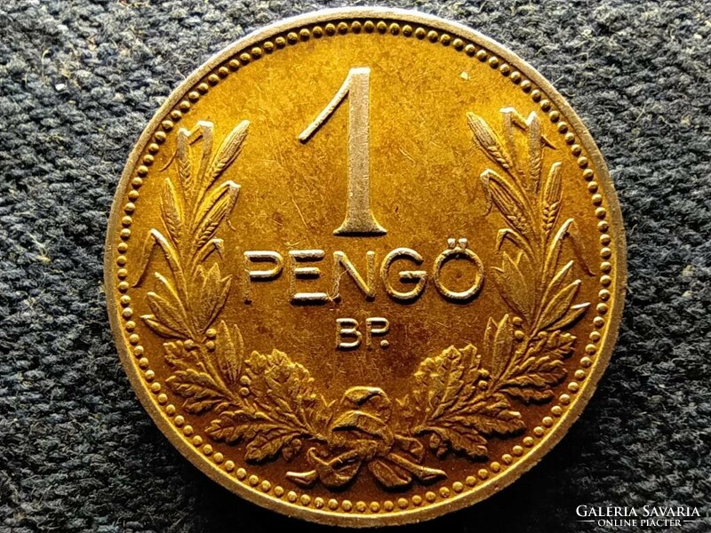 Háború előtti (1920-1940) .640 ARANYOZOTT ezüst 1 Pengő 1939 BP (id59349)