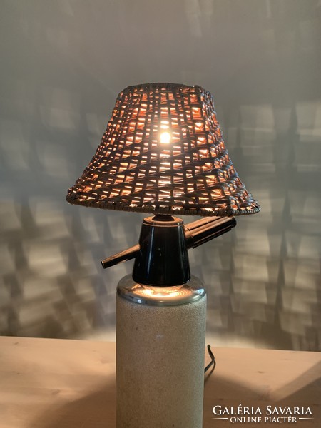 Retro szódás üveg lámpa, asztali lámpa
