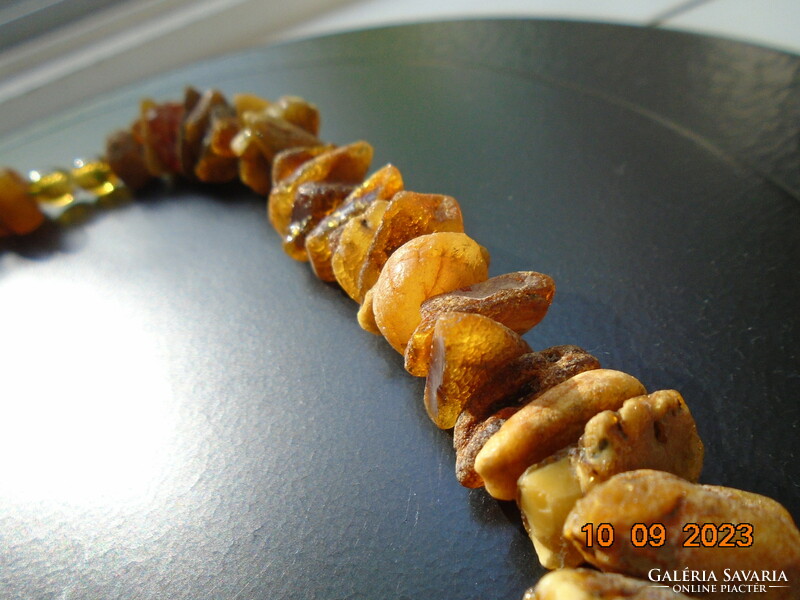 Old baltic amber necklace