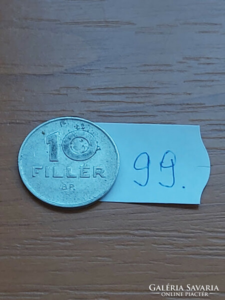 MAGYAR NÉPKÖZTÁRSASÁG 10 FILLÉR 1980  ALU.  99.